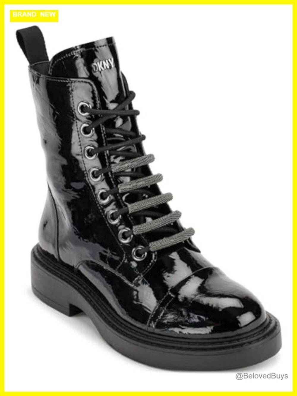 Womens Maylaya Lace Up Combat Bootie Ankle High Closed Toe Synthetic